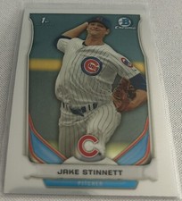 2014 Bowman Chrome Draft Baseball Jake Stinnett Chicago Cubs 1st Bowman #CDP43