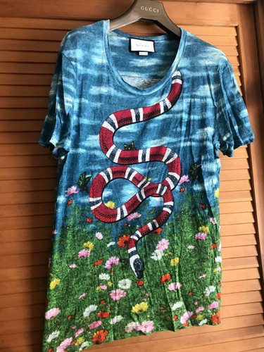 Gucci Snake Print Multicolor Oversize T 