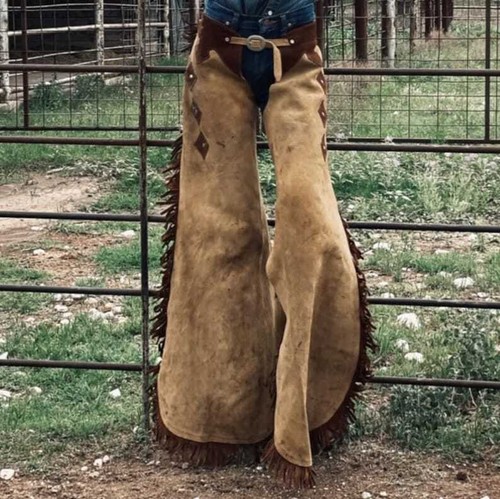 Handmade Suede Leather Chaps, Leather Chinks for Horse Riding, Western ...