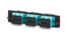 Fiber Optic Adapter Panel with SC/UPC 10G Duplex OM3 12 Port- 71541