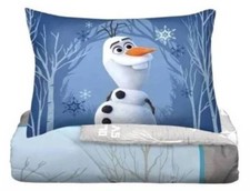 Disney Frozen "Olaf" Kids 2pc Reversible Twin/Full Comforter Set-W7540723572