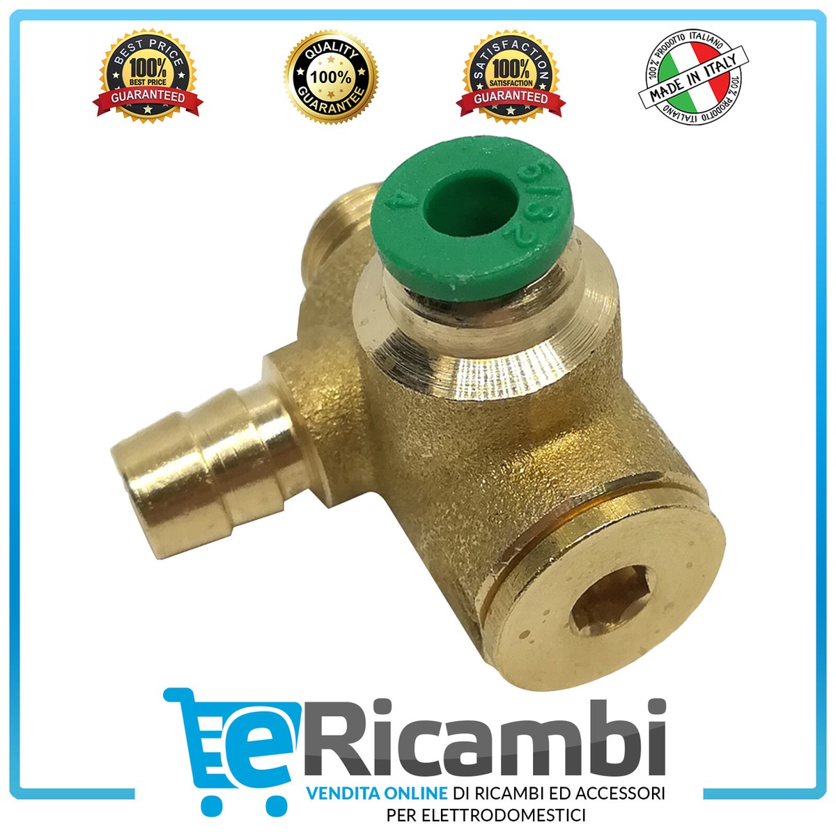 Valvola Acqua 3 Vie FABER Per Macchina Da Caffè A Cialde Slot - Modello FABRC05 Inox - Foto 1