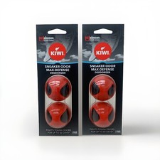 NEW Kiwi Sneaker Odor Max Defense Deodorizer Balls Keeps Shoes Fresh SC Johnson
