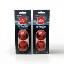 NEW Kiwi Sneaker Odor Max Defense Deodorizer Balls Keeps Shoes Fresh SC Johnson