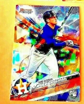 2017 BOWMAN'S BEST ATOMIC CRACKED ICE REFRACTOR ALEX BREGMAN #56 MT RC+2 REFR