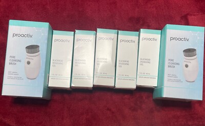 5x New Authentic Proactiv Blackhead Dissolving Gel 1 fl oz + 2 Brushes.