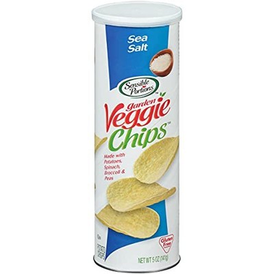 Sensible Portions Stacked Garden Veggie Chips Sea Salt 5 Oz Pack of 12