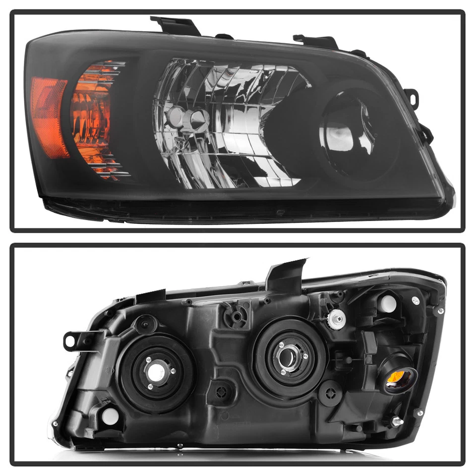 Faros halógenos izquierda+derecha para [carcasa negra] Toyota Highlander 2001-2006 Foto 3 de 4