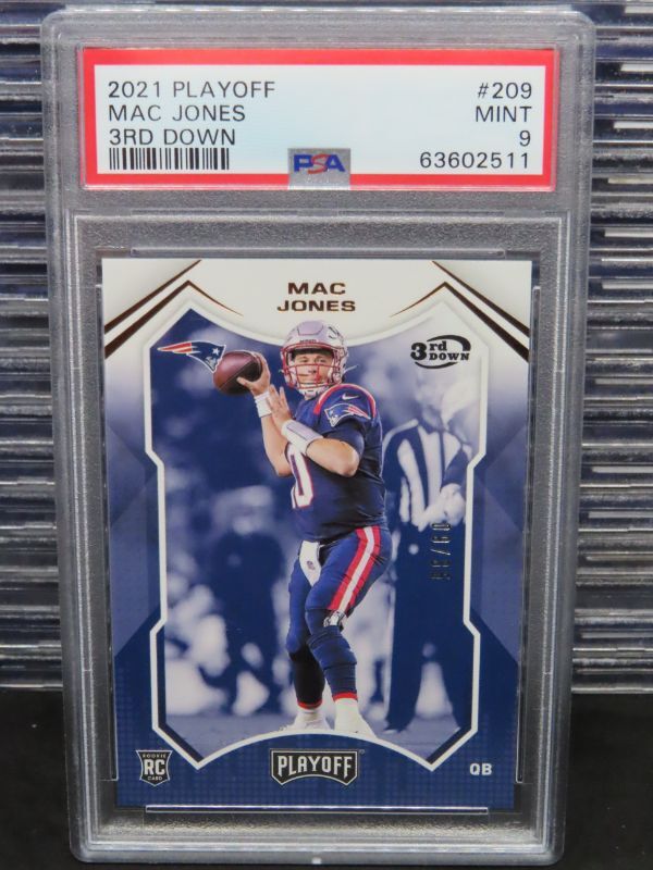 Mac Jones Panini Playoff #209 3rd Down