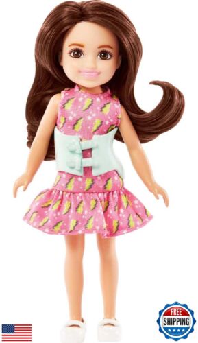 Barbie Chelsea Doll, Small Doll with Brace for Scoliosis Spine Curvature, Bru