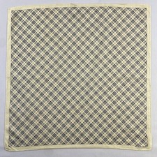 Vintage Burberry Handkerchief Pocket Square Bandana Neckerchief
