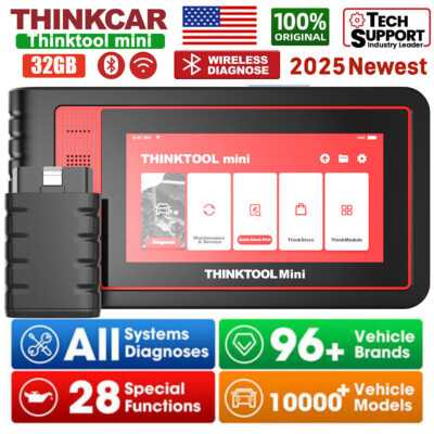 2025 THINKTOOL Scanner Mini Auto Full System Diagnostic Bidirectional IMMO Tool 