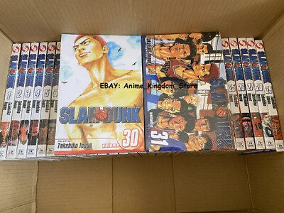 英語版 SLAM DUNK 全巻セット Slam Dunk Volumes 1-31 Complete Manga Set English BRAND NEW