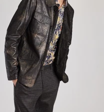 New Paisley & Gray men's XL faux leather jacket / blazer. Retail price $250.