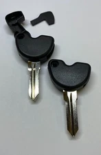 Replacement Key Blanks for most Vespa Piaggio Scooters. SafeCo Brands 2-Blanks