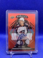 2022-23 UD Allure Rookies Red Rainbow Auto Nick Blankenburg #132