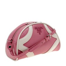 Prada Crossbody Bag Pink Leather 1BH140 New