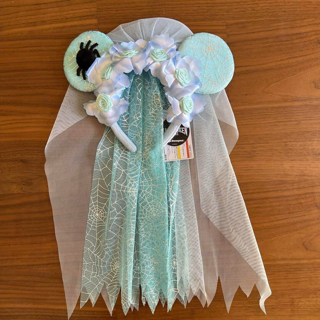 (US発)Disney ホーンテッドマンション イヤーヘッドバンド Tokyo Disney 2021 Halloween Ghost Bride Headband Haunted
