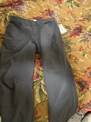 Duluth Trading Flexpedition Lined Straight Leg Pants Womens 6x29 Gray Cargo