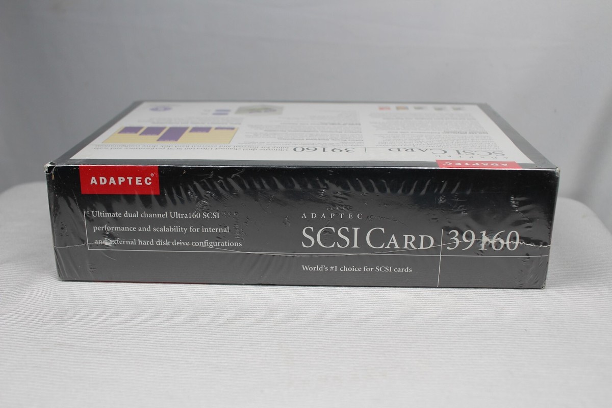 Adaptec 39160 PCI to Ultra160 SCSI Card Kit With Ezscsi Software