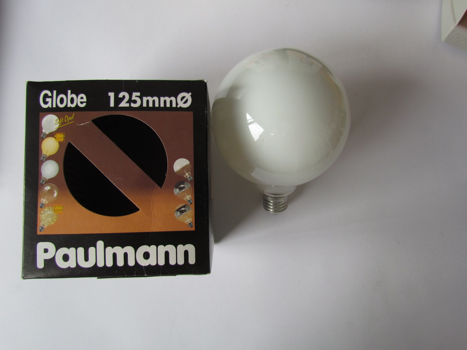 Paulmann Globe E27 60W G125 Globe Lamp Soft Opal Art.No:100.60