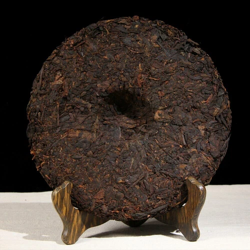 Puerh 100% Shu Puer Tee Gesundheitspflege 357g Top Sanpa Lao Ban Zhang Reif - Bild 3 von 10