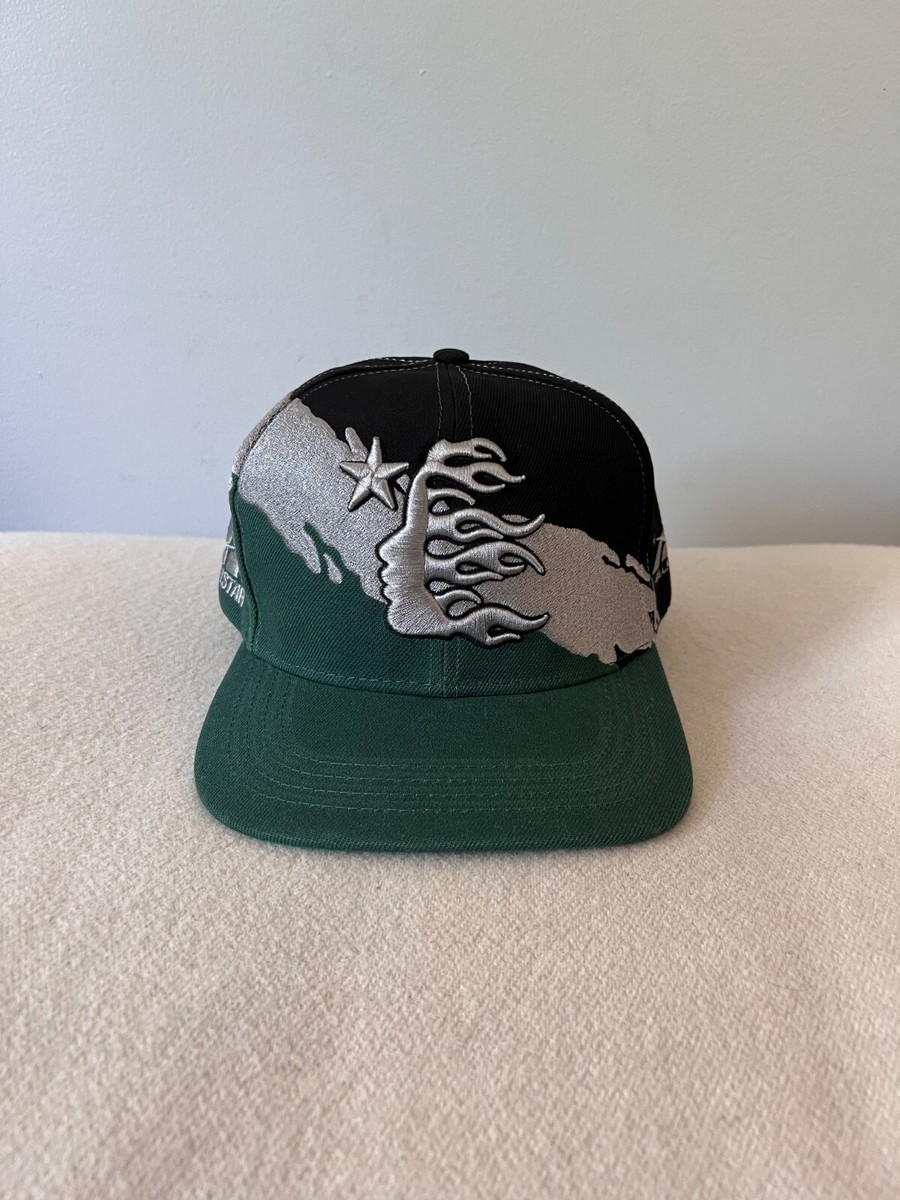 Hellstar Paintbrush Snapback Hat - Black Green - NEW | eBay