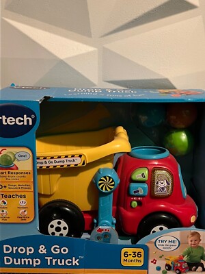 Vtech Drop & Go Dump Truck and 4 Rocks.