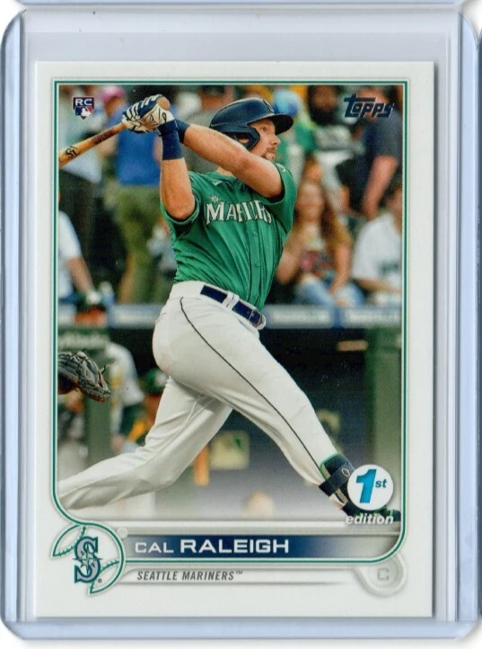 CAL RALEIGH 2022 Topps 1st EDITION #277 ROOKIE CARD Seattle MARINERS RC