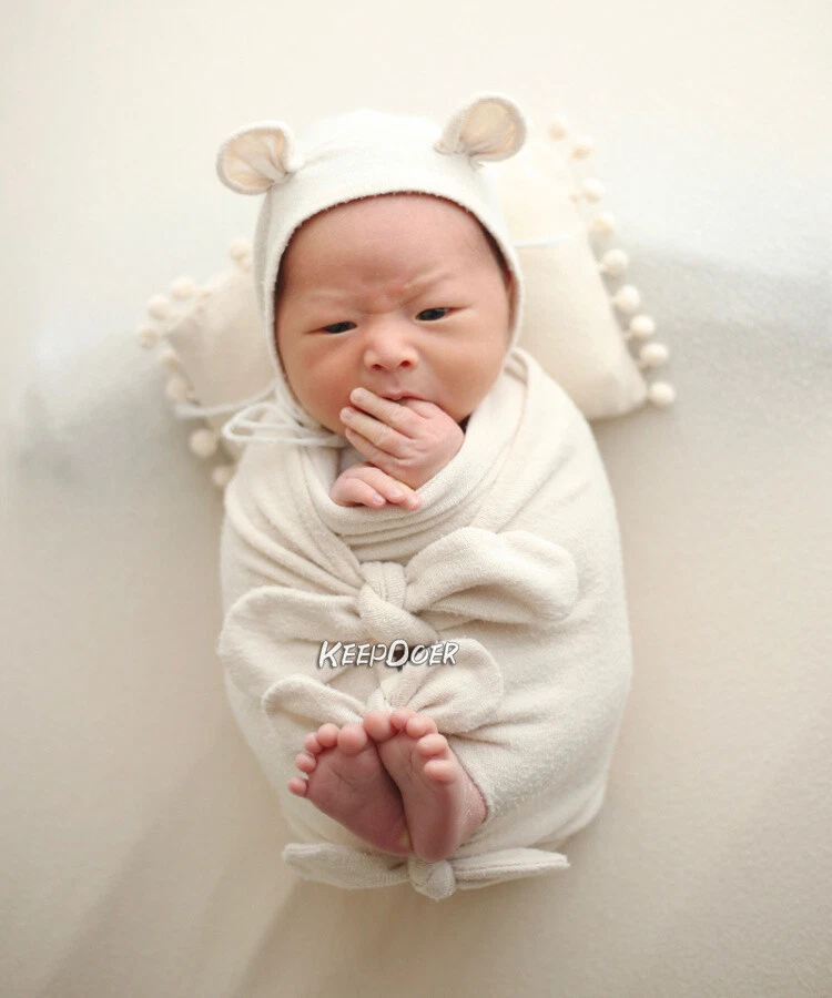 Conjunto de almohadas envolventes envolventes para envolver bebés accesorios para fotografía recién nacidos Foto 3 de 4