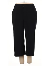 H By Halston Women Black Casual Pants 20 Plus