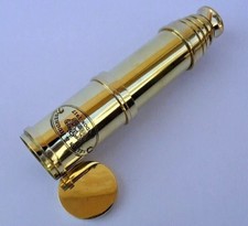 Nautical Spyglass Scope Marine Antique Brass Leather Telescope Pirate Vintage