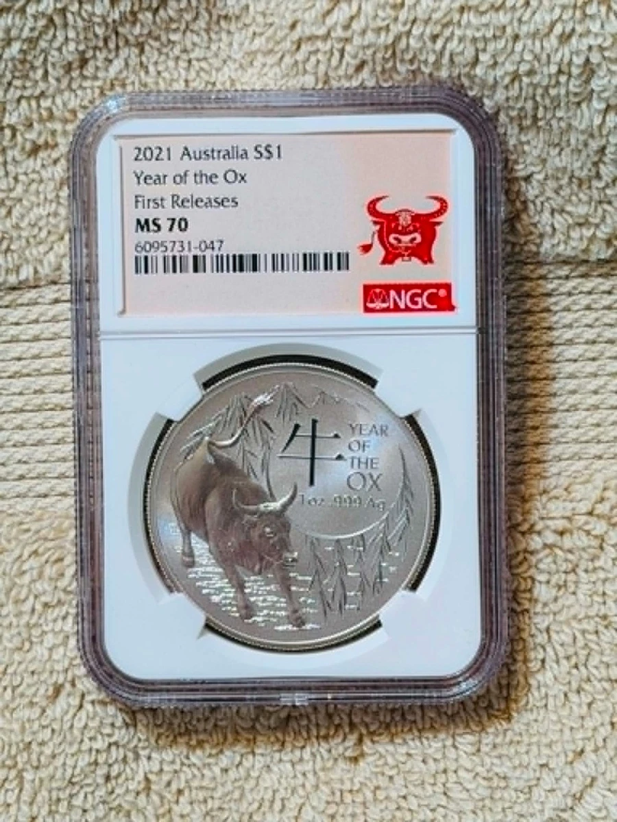 Australian Lunar MS 70 NGC Certified Silver Bullion Coins for sale