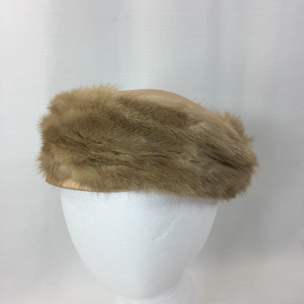 Mink Satin Pillbox Vintage Hats for Women for sale | eBay display picture 2