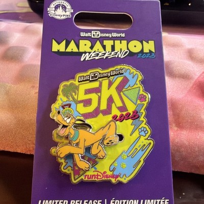 2023 Disney World RunDisney Marathon Weekend Pluto 5K Pin