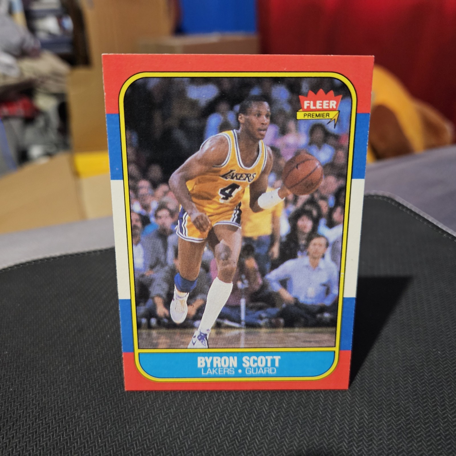 Byron Scott 1986-87 Fleer Basketball Rookie Card #99