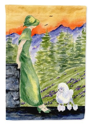 Caroline's Treasures Poodle House Flag SS8618CHF