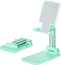 Cell Phone Stand, Angle Height Adjustable Cell Phone Holder with Silicon Pad ...