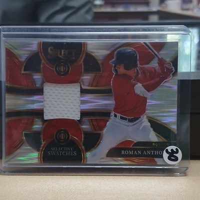 Panini Select Roman Anthony Prizm Selective Swatches #SS-RA Red Sox 2024