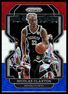 Nicolas Claxton 2021-22 Panini Prizm RED WHITE BLUE #38