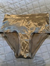 Vintage Aerie Satin Panty LArge Black