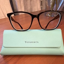 Tiffany  Co. TF2175 8134 Brown Tortoise Cat Eye Full Rim Frames 54-16-140