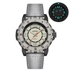 47MM ADDIESDIVE Military Quartz Dive Watch Men Nylon 50M Waterproof Luminous NEW