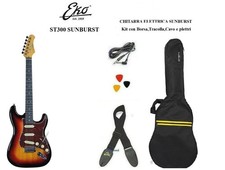 EKO ST300 SUNBURST Chitarra elettrica tipo STRATOCASTER KIT CON BORSA + TRACOLLA
