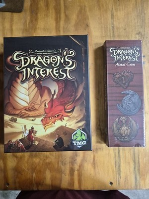 Dragon's Interest & Metal Coin Pack Both New