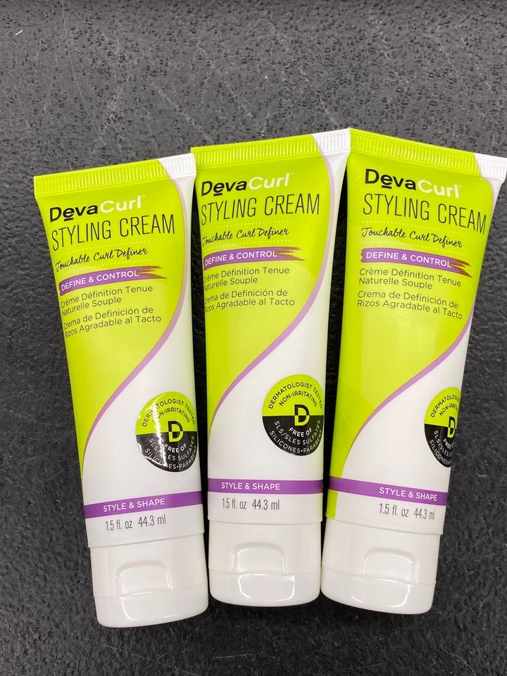 Крем для укладки волос DEVACURL Styling Cream Define and Control 1,5 унции 4 упаковки - Изображение 2 из 2