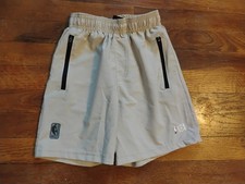 NBA Kids Boys 8 Tan Shorts with Zippered Pockete Basketball Sports Athletics