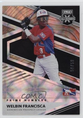 2020 Panini Elite Extra Edition Prime Numbers B /59 Welbin Francisca #185 0q3