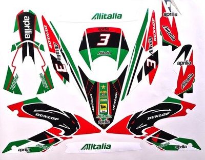 Aprilia SX RX 125 2018 2024 Alitalia EDITION DEKOR DECAL Aufkleber