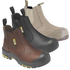 Mens JCB Dealer Work Safety Steel Toe Midsole Ankle S3 Boots Sizes 6 to 14